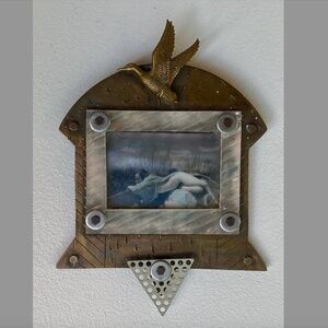 Vintage Thomas Mann Techno Romantic Brooch, Rare